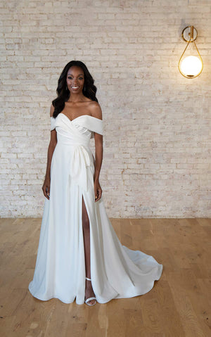 7644+ | Stella York | A-line wedding dress | Wedding gown | Off shoulder