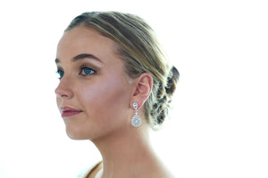 Earrings | Long Drop (WE60) - Bridal Brilliance