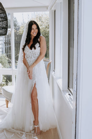 ELEANOR | Kellylin Couture | Wedding Dress | Romantic | A-Line Wedding Gown