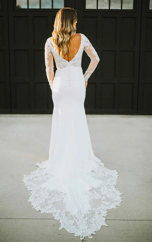 Stella York wedding gown sleeves