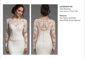 Lace & Tulle Jacket - Bridal Brilliance