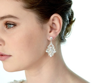 Earrings | Short Drop (E399SC) - Bridal Brilliance